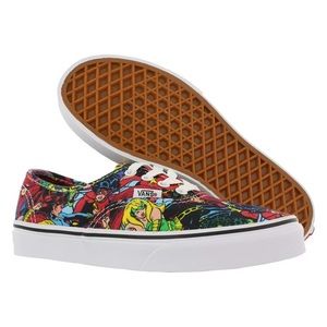 Kids marvel Vans canvas slip on sneakers sz 10